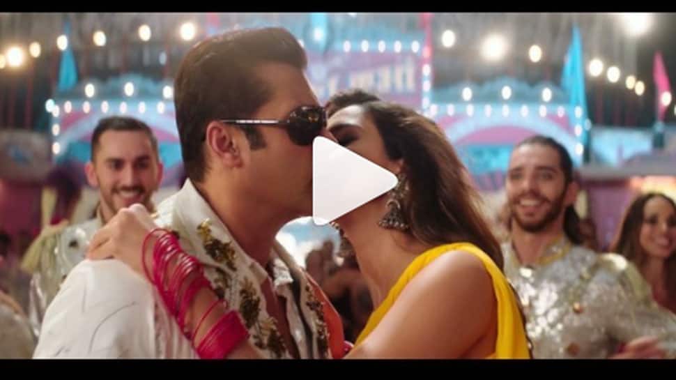 Slow Motion teaser: Disha Patani kisses Salman Khan on the cheek, oozes oomph in yellow saree 