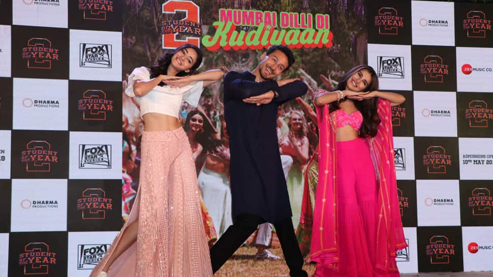 Student Of The Year 2: Tiger Shroff, Ananya Panday and Tara Sutaria dazzle at song launch event—See pics