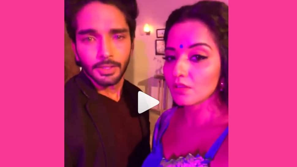 Monalisa and co-star Harsh Rajput&#039;s hilarious video is unmissable—Watch