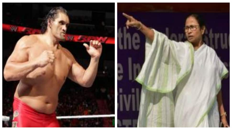 TMC writes to EC against wrestler Khali campaigning for BJP candidate in Kolkata