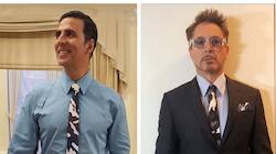 When 'Padman 'Akshay Kumar had a ''tie-faceoff'' with Iron Man