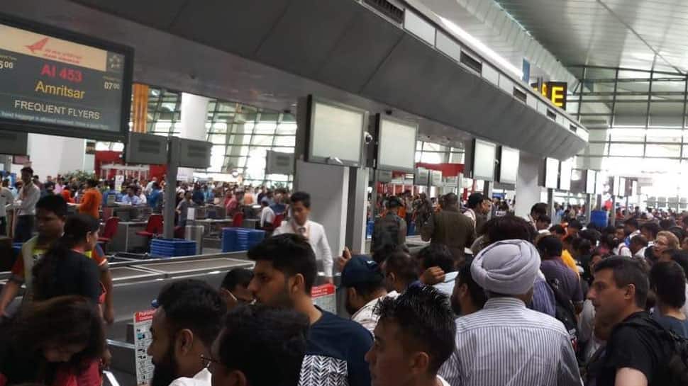 Immigration system server faces glitches at Delhi airport; long queues at counters