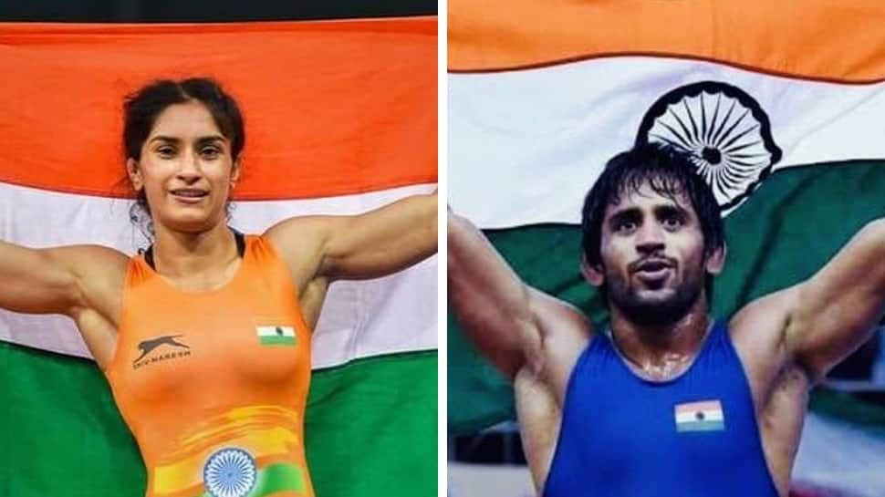 Wrestling Federation of India recommends Vinesh Phogat, Bajrang Punia for Rajiv Gandhi Khel Ratna Award