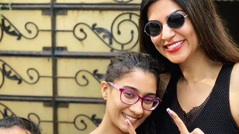 Sushmita Sen&#039;s daughter Renée votes for the first time, actress shares endearing post