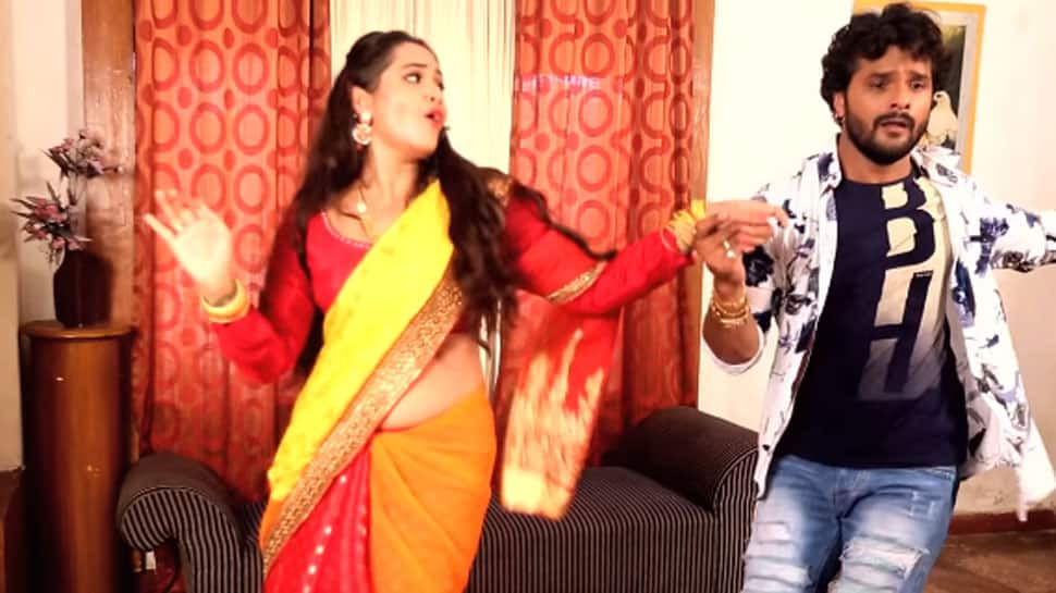 Khesari Lal Yadav-Kajal Raghwani&#039;s sensational song &#039;Sutala Tani Kora Mein&#039; crosses 100 mn views on YouTube—Watch