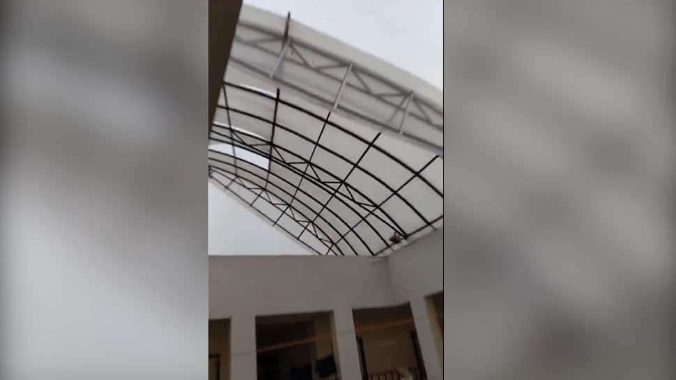 WATCH: Cyclone Fani causes extensive damage to AIIMS Bhubaneswar, roof of hostel blown away