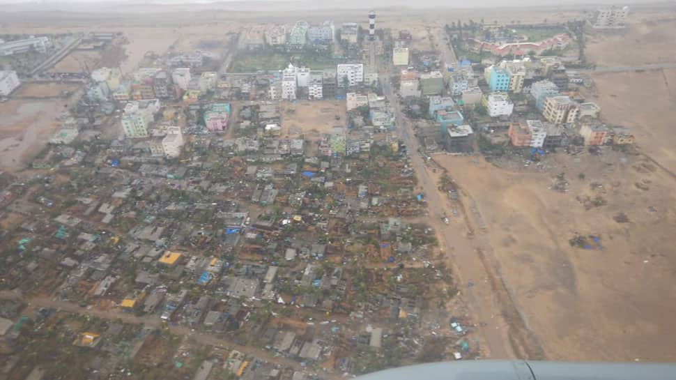 Cyclone Fani: Aerial survey shows massive devastation around Odisha&#039;s Puri