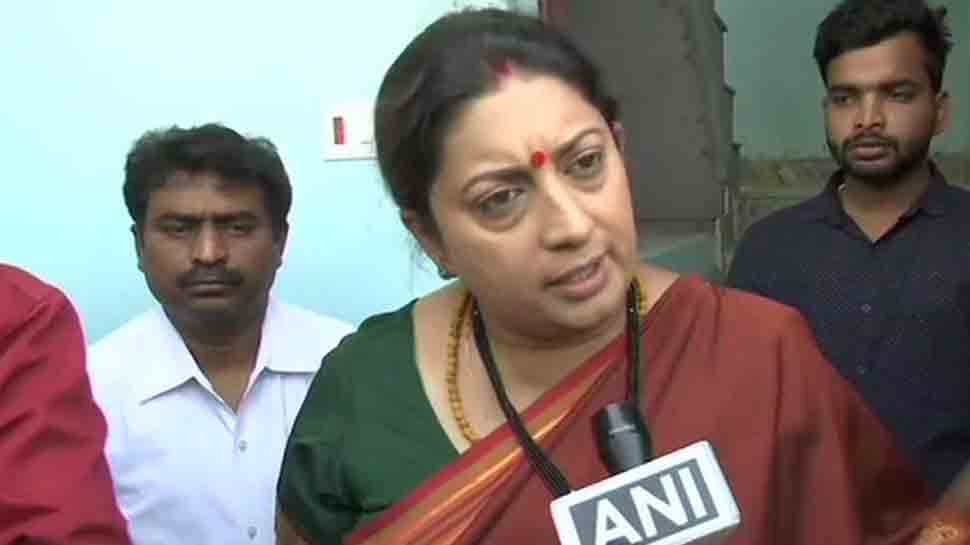 Smriti Irani hits out at Rahul, Priyanka Gandhi, asks &#039;Why are they silent on Ayushman card incident in Amethi&#039;?