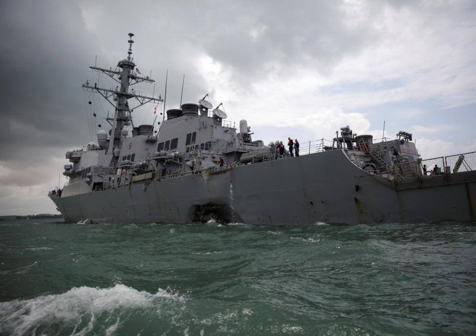 Two US warships sail in disputed South China Sea