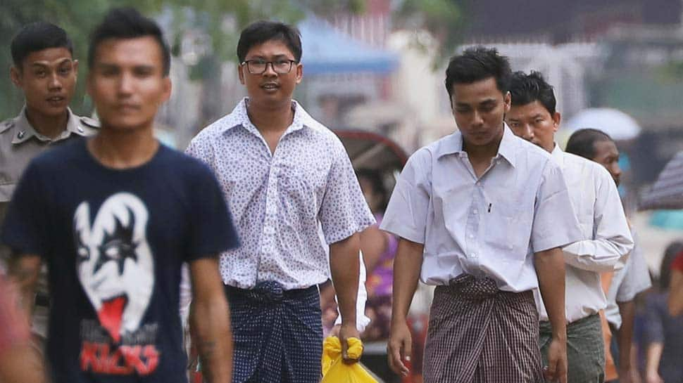 Two Reuters journalists jailed in Myanmar freed after more than 500 days