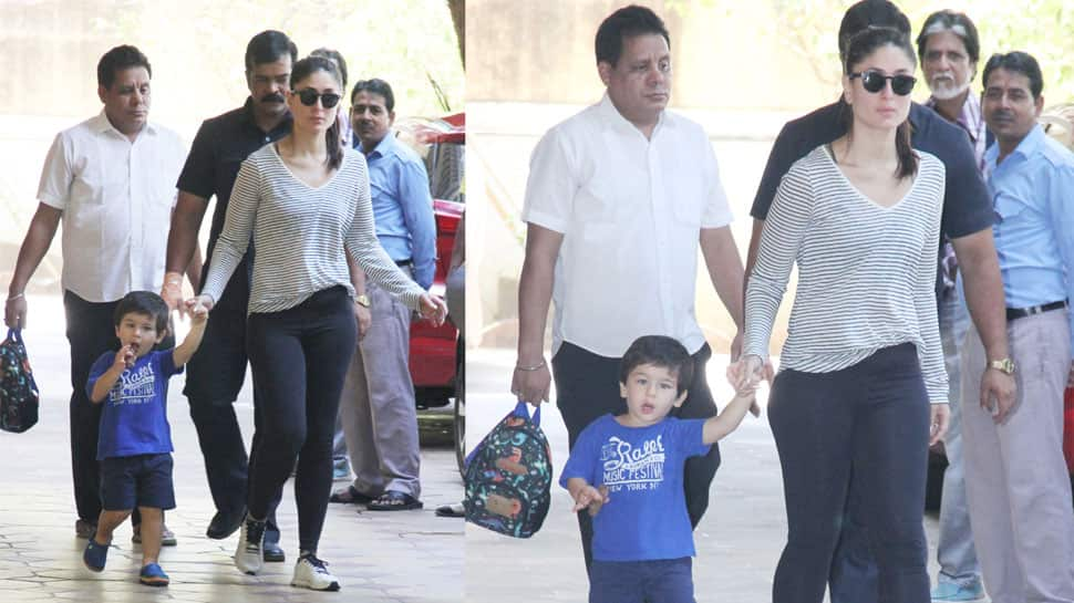 Taimur Ali Khan and mommy Kareena clicked at a play school - See pics