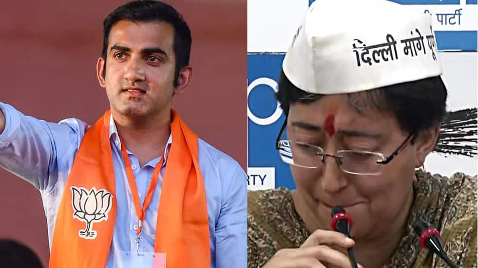 BJP&#039;s Gautam Gambhir challenges AAP leader Atishi over alleged derogatory pamphlets