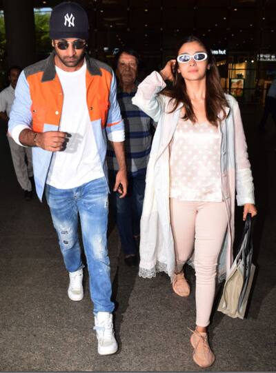 The gorgeous B-Town couple clicked together