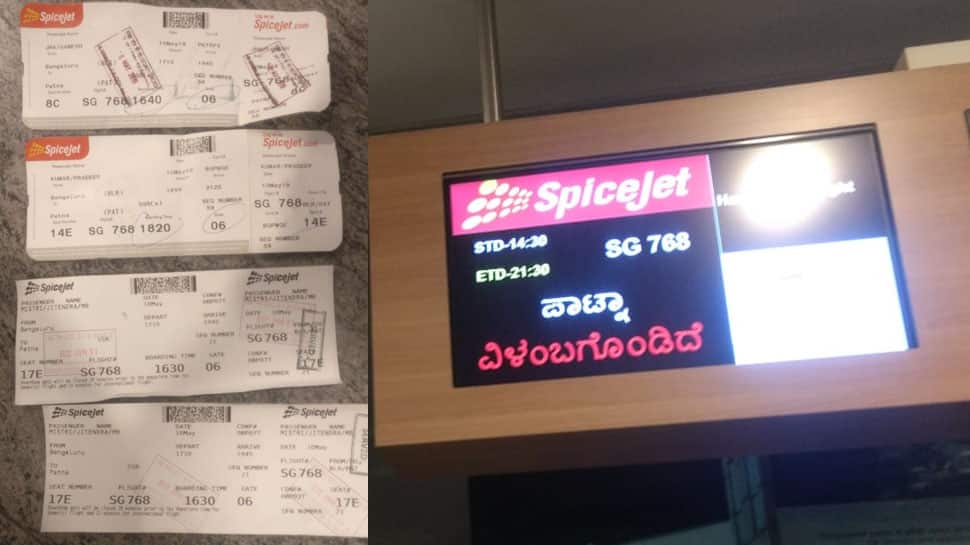 SpiceJet flight to Patna delayed by over 6 hours at Bengaluru airport, passengers fume