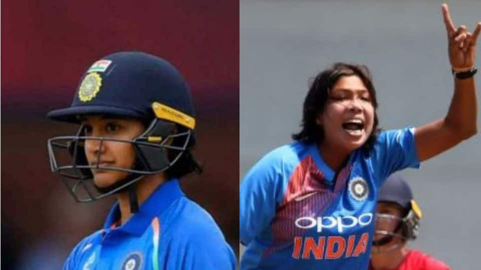 ICC Women&#039;s ODI rankings: Smriti Mandhana, Jhulan Goswami retain top positions 