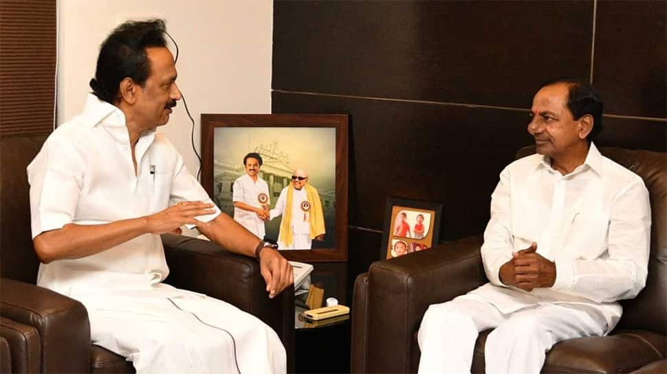 K Chandrashekar Rao meets MK Stalin, eyes kingmaker&#039;s role after Lok Sabha election