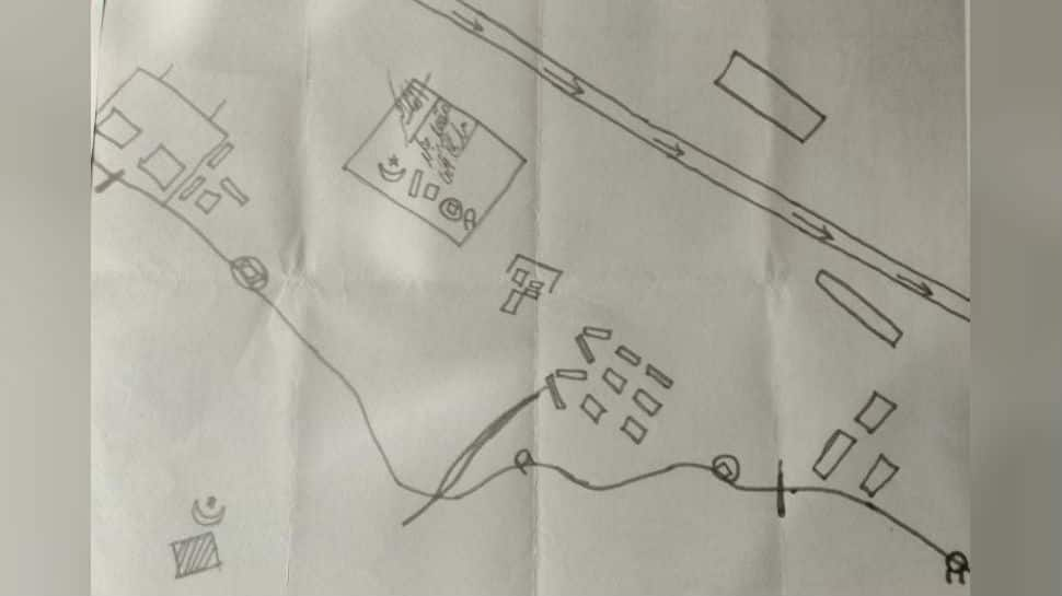 Map recovered from dead terrorist reveals a major plot to target IAF air bases in Srinagar, Awantipora