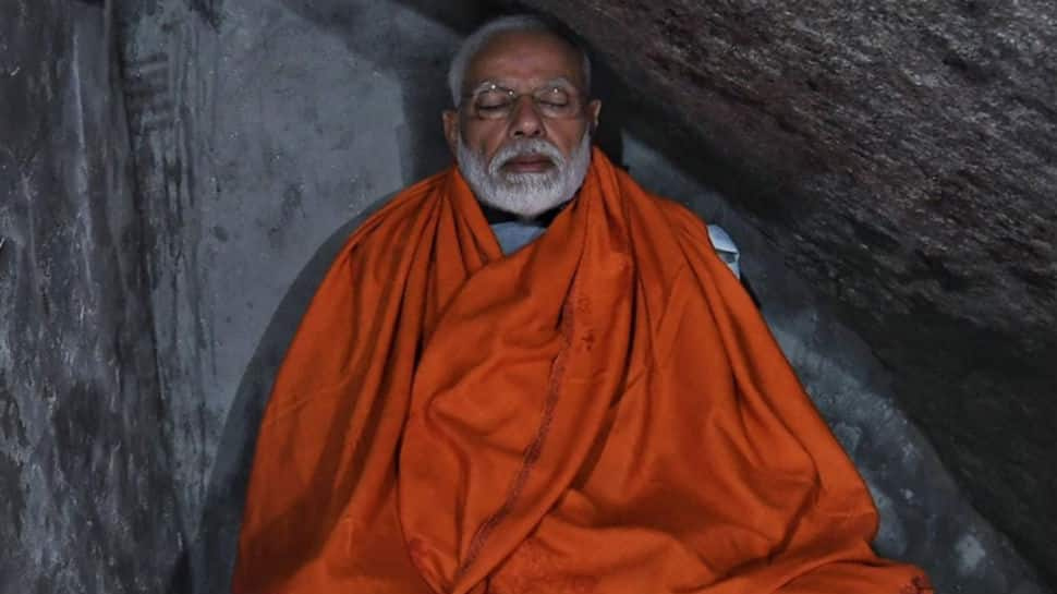 PM Modi meditates in holy cave during Kedarnath visit 