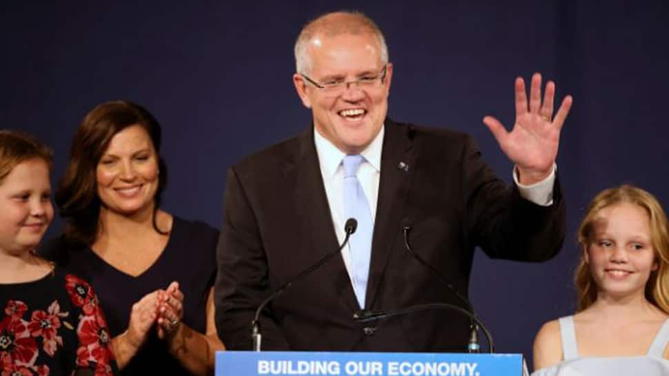 Australian PM heads to church, football after &#039;miracle&#039; election win