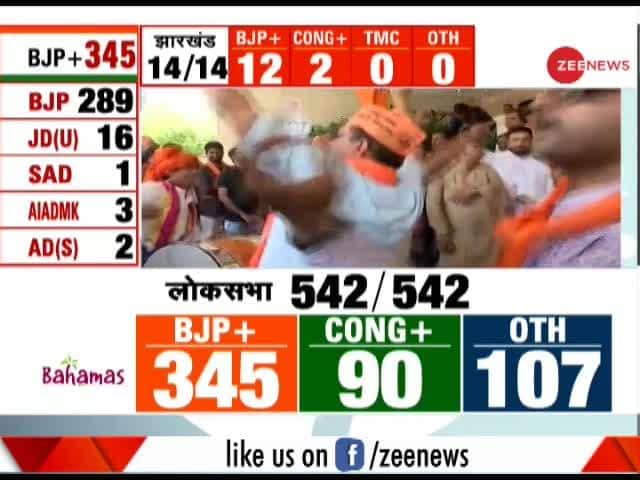 Lok Sabha Elections Result 2019: BJP Supporters Celebrate Massive Party ...