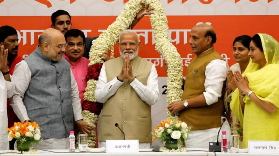 Lok Sabha election 2019: BJP leaders hail Narendra Modi wave, calls it day of great pride