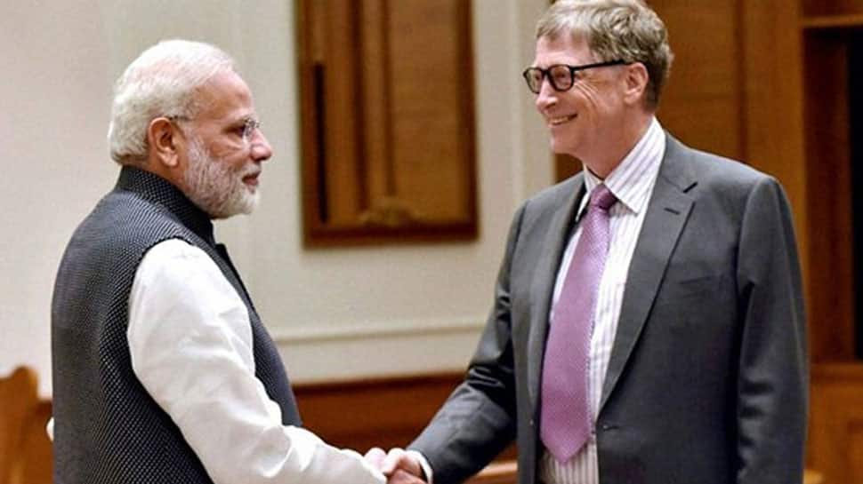 PM Narendra Modi&#039;s commitment to development will improve lives: Microsoft founder Bill Gates