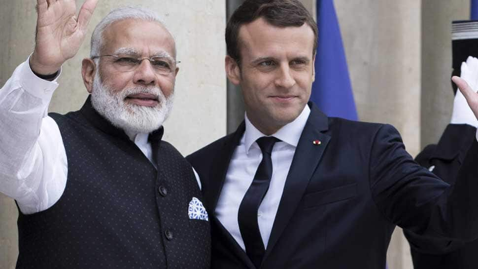 French President Emmanuel Macron congratulates PM Modi, pledges to work with India on security issues