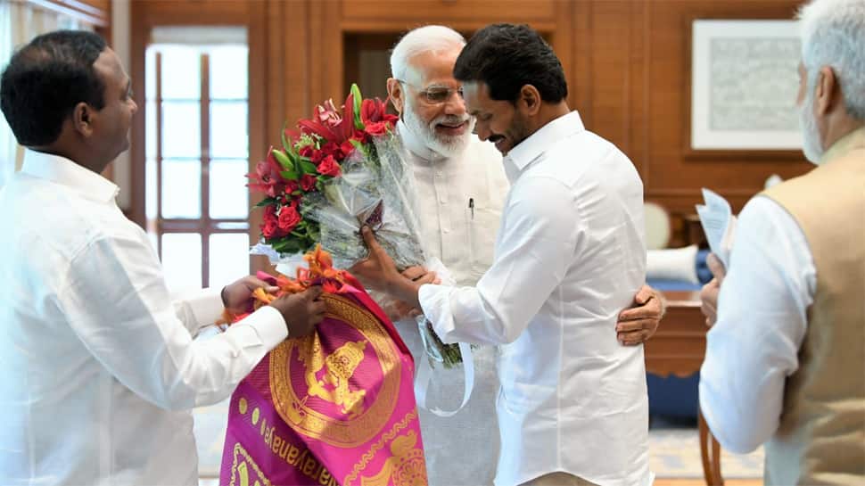 Before taking oath as Andhra Pradesh CM, Jaganmohan Reddy meets PM Narendra Modi in Delhi