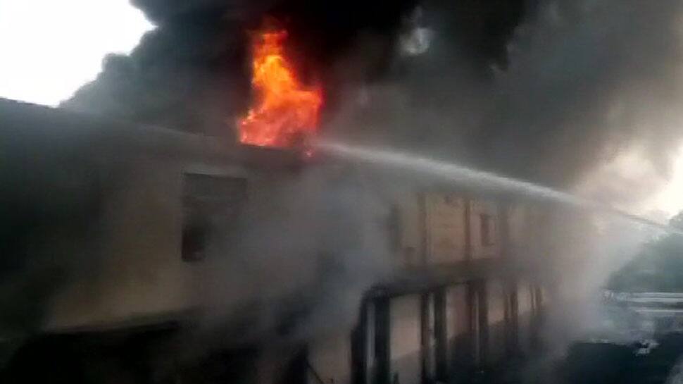 Massive fire breaks out at auto parts factory in Delhi, no casualties