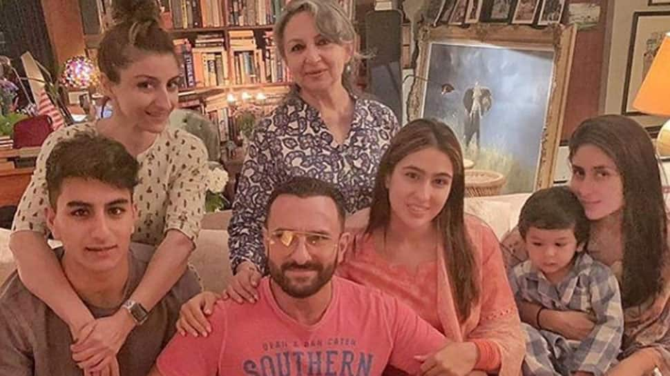 Soha Ali Khan shares family pic and we can&#039;t take our eyes off little Taimur Ali Khan sitting on Kareena&#039;s lap—See photo