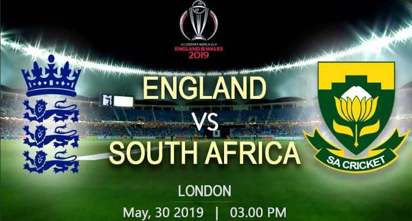 England vs South Africa World Cup 2019 opening match: When, where and how to watch