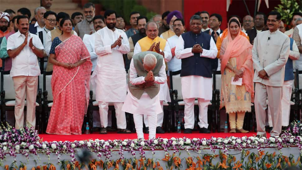 Live from Rashtrapati Bhavan: Narendra Modi takes oath as Prime Minister of India, 57 other ministers sworn in