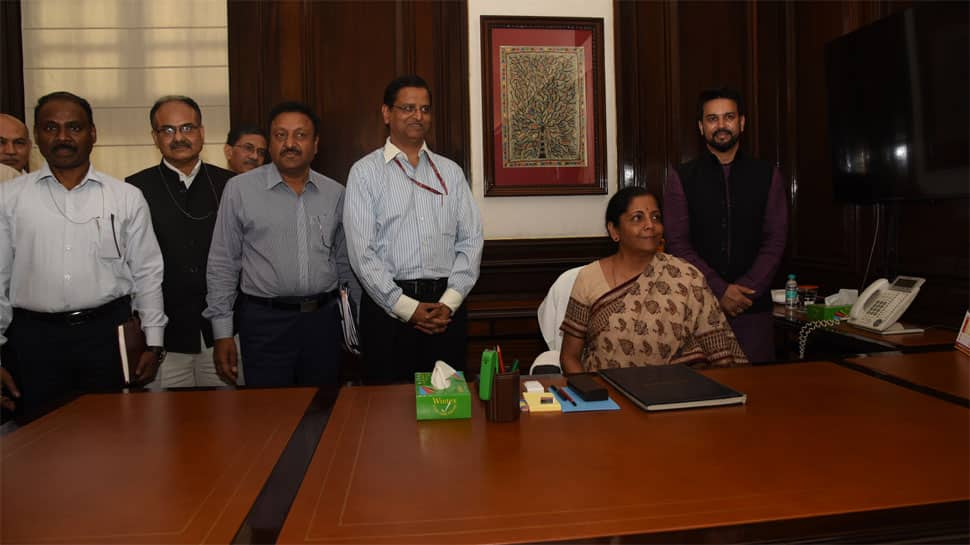 Nirmala Sitharaman takes charge as Finance Minister