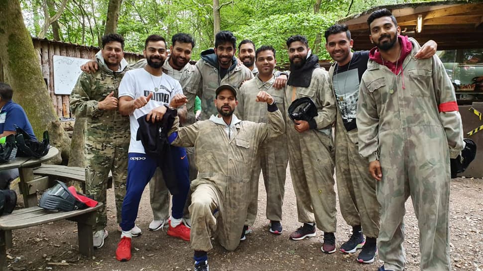 Team India plays paintball ahead of World Cup clash against South Africa