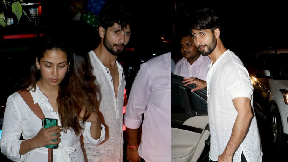 Shahid Kapoor-Mira Rajput go twinning in white on a dinner date—See pics