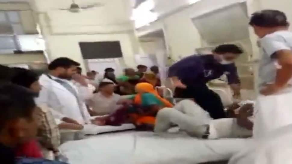 Caught on camera: Resident doctor in Jaipur&#039;s government hospital thrashes patient
