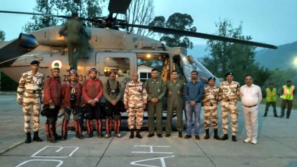 Four ITBP trekkers, five IAF personnel join search for tourists missing in Nanda Devi