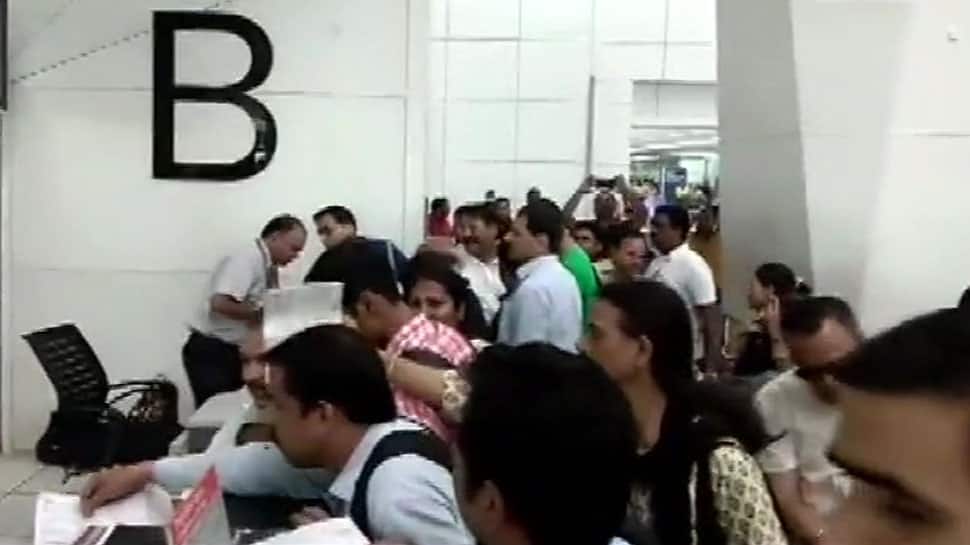 Protests erupt at Delhi airport after Air India denies boarding pass to passengers