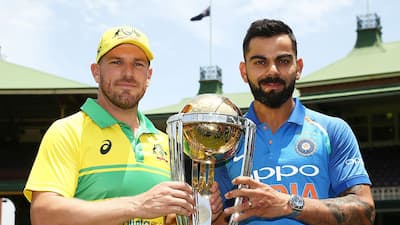 Virat Kohli and Aaron Finch