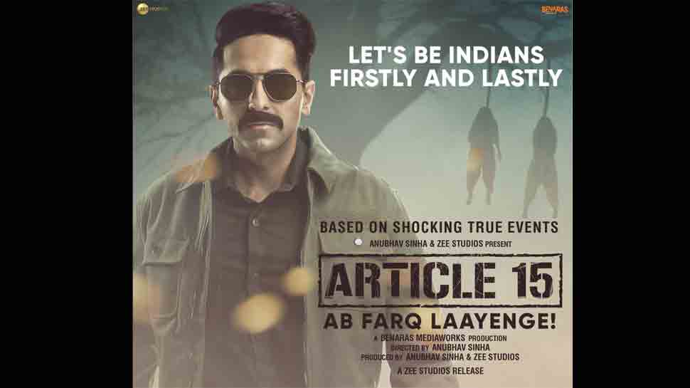 Ayushmann Khurrana drops another thrilling poster of Article 15 — Check out