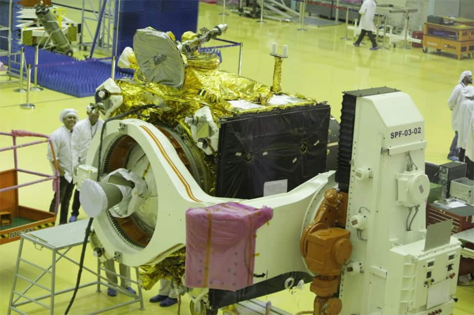 ISRO releases first pictures of Chandrayaan-2 at Bengaluru Satellite Integration and Testing facility