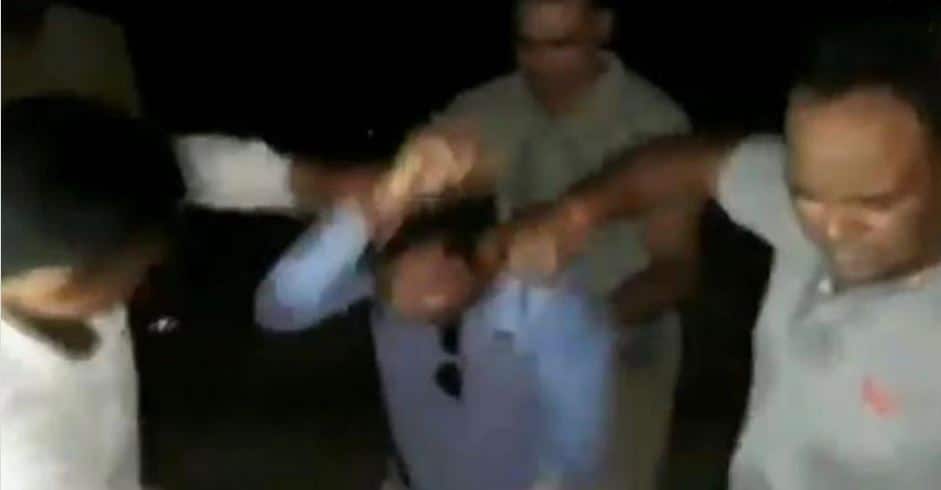 Journalist Amit Sharma covering train derailment beaten, abused by railway police - Watch