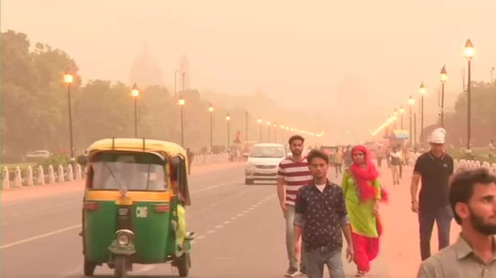 Flight operations suspended at IGI Airport after severe dust storm hits Delhi NCR