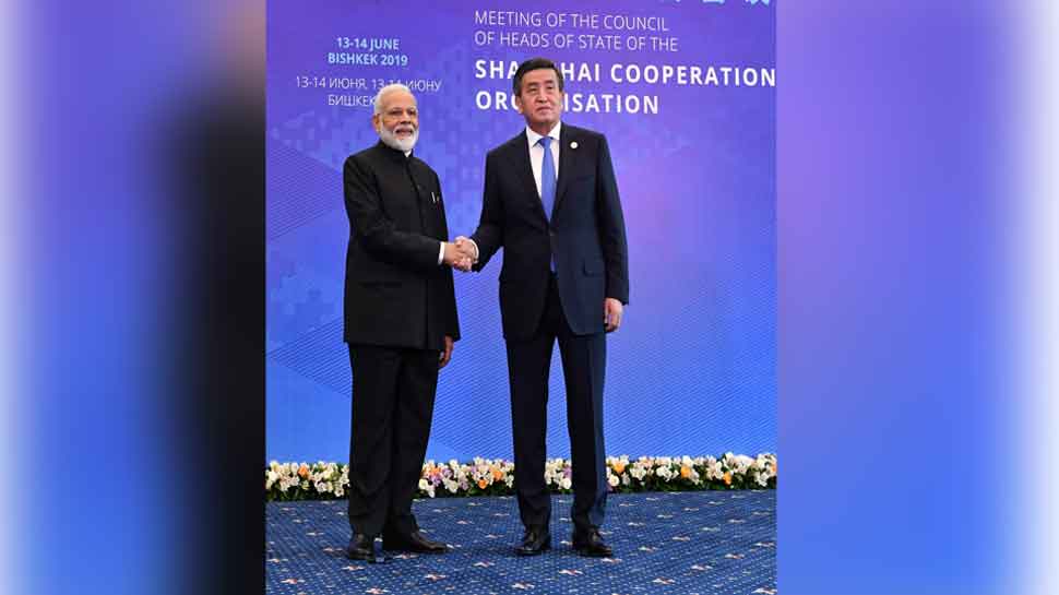 PM Modi meets Kyrgyzstan President Jeenbekov ahead of SCO Summit