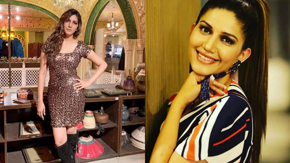 Sapna Choudhary ditches her desi look, sizzles in a sequin dress—Pics