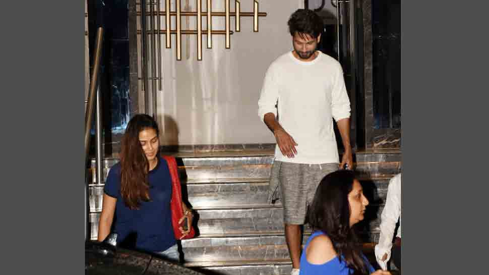 Mira Rajput steps out in denim shorts for dinner date with Shahid Kapoor — Pics