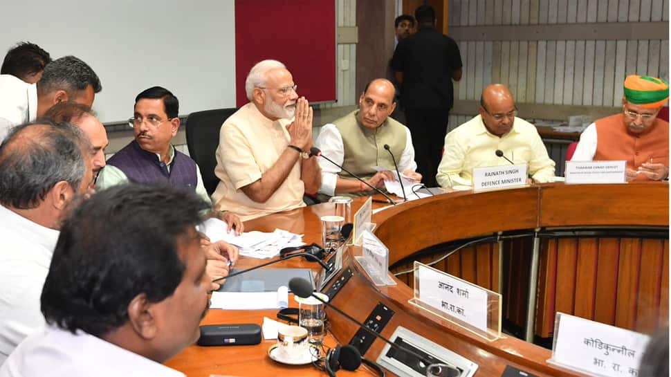 Modi government holds all-party meet ahead of Budget Session, Opposition seeks debate on unemployment, farm distress in Parliament