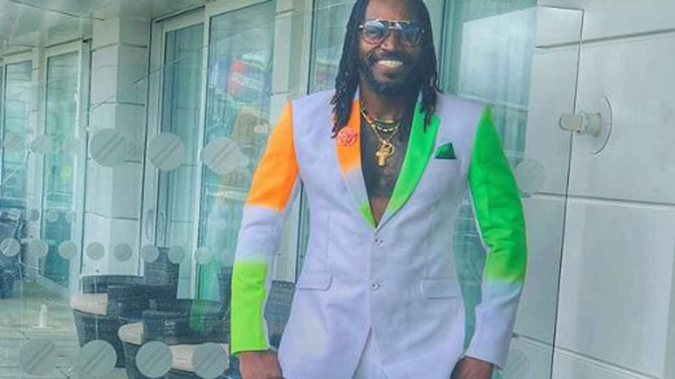 ICC World Cup 2019: Chris Gayle gets a shade of India-Pakistan on his suit 