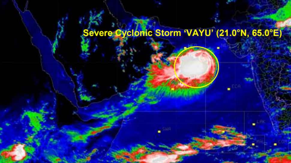 Vayu to recurve and cross Gujarat coast by Monday midnight, wind speed to gradually decrease