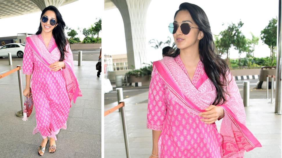 Kiara Advani follows Sara Ali Khan, steps out in pop pink salwar-kameez—See pics